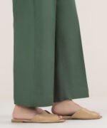 Cotton Printed Green Trousers Fabric - Image 3