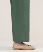 Cotton Printed Green Trousers Fabric - Image 4