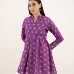 Lawn Printed Purple Shirt