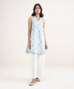 Lawn Blue Printed Shirt