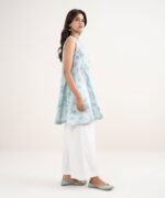 Lawn Blue Printed Shirt - Image 3