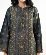 Zari Lawn Black   Printed 3 Piece Suit - Image 4
