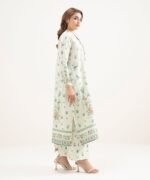 Zari Lawn Printed Off White 3 Piece Suit - Image 2