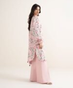 Lawn Embroidered Pink  3 Piece Suit - Image 3
