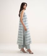 Lawn Grey Embroidered 3 Piece Suit - Image 3