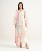 Lawn Embroidered Light Pink 2 Piece Suit - Image 2