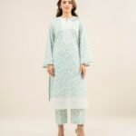Lawn Embroidered Aqua  2 Piece Suit
