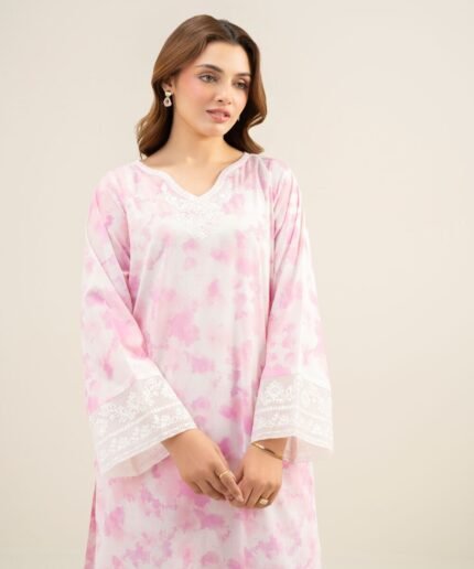 Lawn Embroidered Pink 2 Piece Suit