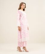 Lawn Embroidered Pink 2 Piece Suit - Image 3