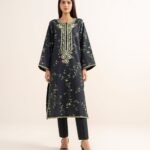 Lawn Embroidered Black   2 Piece Suit