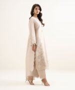 Lawn Embroidered Light Tea Pink 3 Piece Suit - Image 3