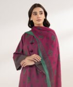 Lawn Printed Pink 3 Piece Suit - Image 2