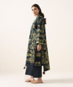 Lawn Printed Black 3 Piece Suit - Image 3