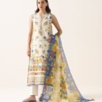 Lawn Printed Multi 3 Piece Suit