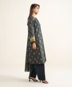 Zari Lawn Printed Black 3 Piece Suit - Image 3