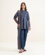 Lawn Printed Blue 3 Piece Suit - Image 2