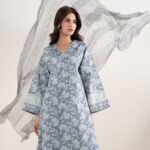 Lawn Grey Printed 3 Piece Suit