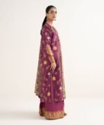 Cotton Embroidered Multi 3 Piece Suit - Image 2