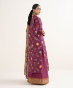 Cotton Embroidered Multi 3 Piece Suit - Image 3