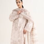 Cotton Printed Pink 3 Piece Suit