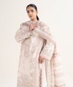 Cotton Printed Pink 3 Piece Suit