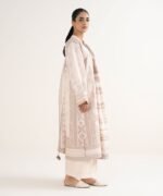 Cotton Printed Pink 3 Piece Suit - Image 3