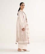 Cotton Printed Pink 3 Piece Suit - Image 3