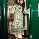 Lawn Embroidered Green 3 Piece Suit