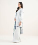 Lawn Embroidered Grey 3 Piece Suit - Image 3