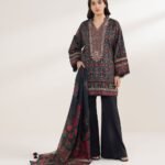 Blended Grip Silk Printed Multi 3 Piece Suit