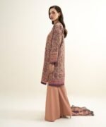 Blended Grip Silk Embroidered Pink 3 Piece Suit - Image 3