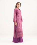 Blended Grip Silk Embroidered Purple 3 Piece Suit - Image 3