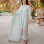 RTW Dupatta 3PESTES2513D Sapphire PK