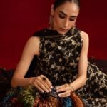 Textured Lawn Black Embroidered 3 Piece Suit