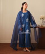 RTW Dupatta 3PSDW25V545D Sapphire PK