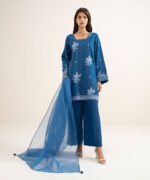 RTW Dupatta 3PSDW25V545D Sapphire PK - Image 4