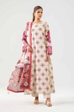 3 Piece - Digital Printed Embroidered Suit - 42502863