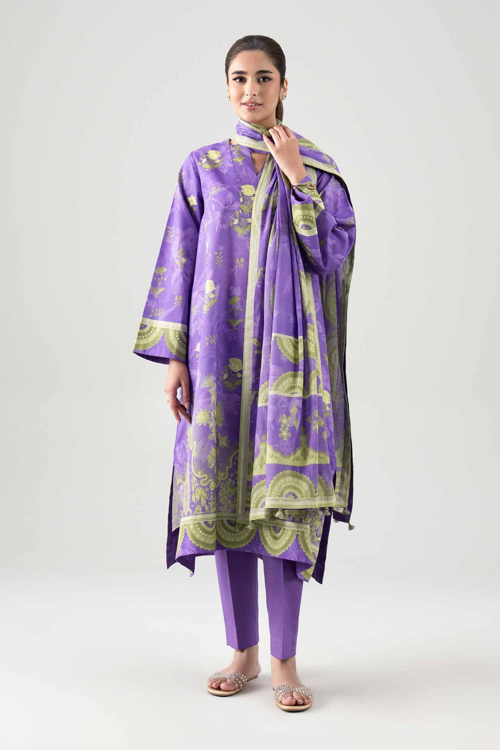 42601006-_8.jpg 2 Piece - Digital Printed Suit - 42601006 - Image 1