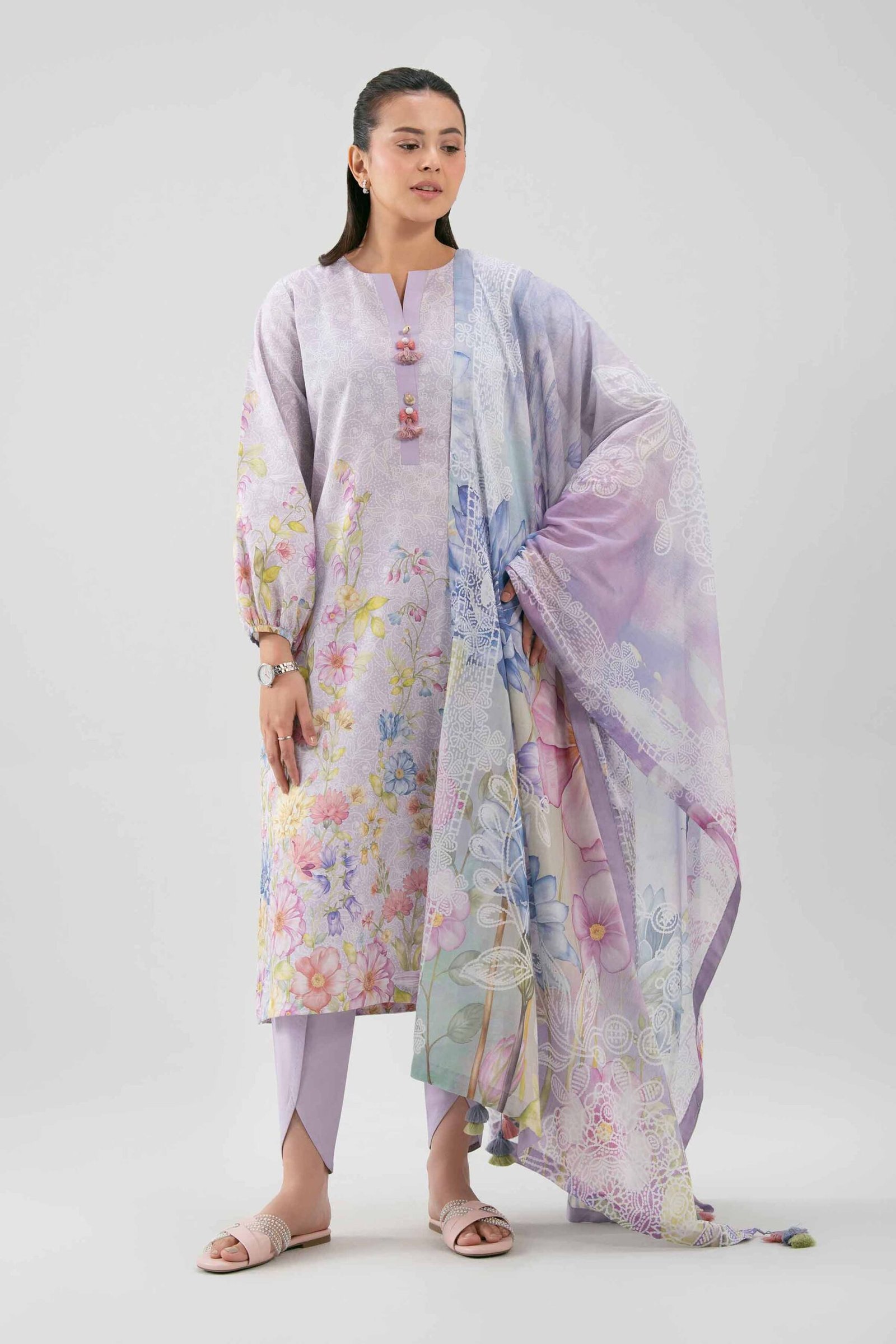 42601010-_9.jpg 2 Piece - Digital Printed Suit - 42601010 - Image 1