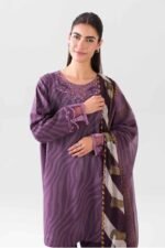 2 Piece - Digital Printed Embroidered Suit - 42601012 - Image 2