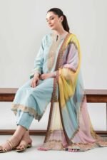 2 Piece - Digital Printed Embroidered Suit - 42601016 - Image 2