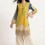 2 Piece - Digital Printed Embroidered Suit - 42601056