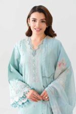 3 Piece - Digital Printed Embroidered Suit - 42601078 - Image 2