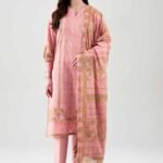 3 Piece - Digital Printed Embroidered Suit - 42601106