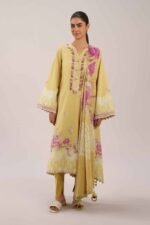3 Piece - Digital Printed Embroidered Suit - 42601109
