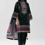 3 Piece - Digital Printed Embroidered Suit - 42601110