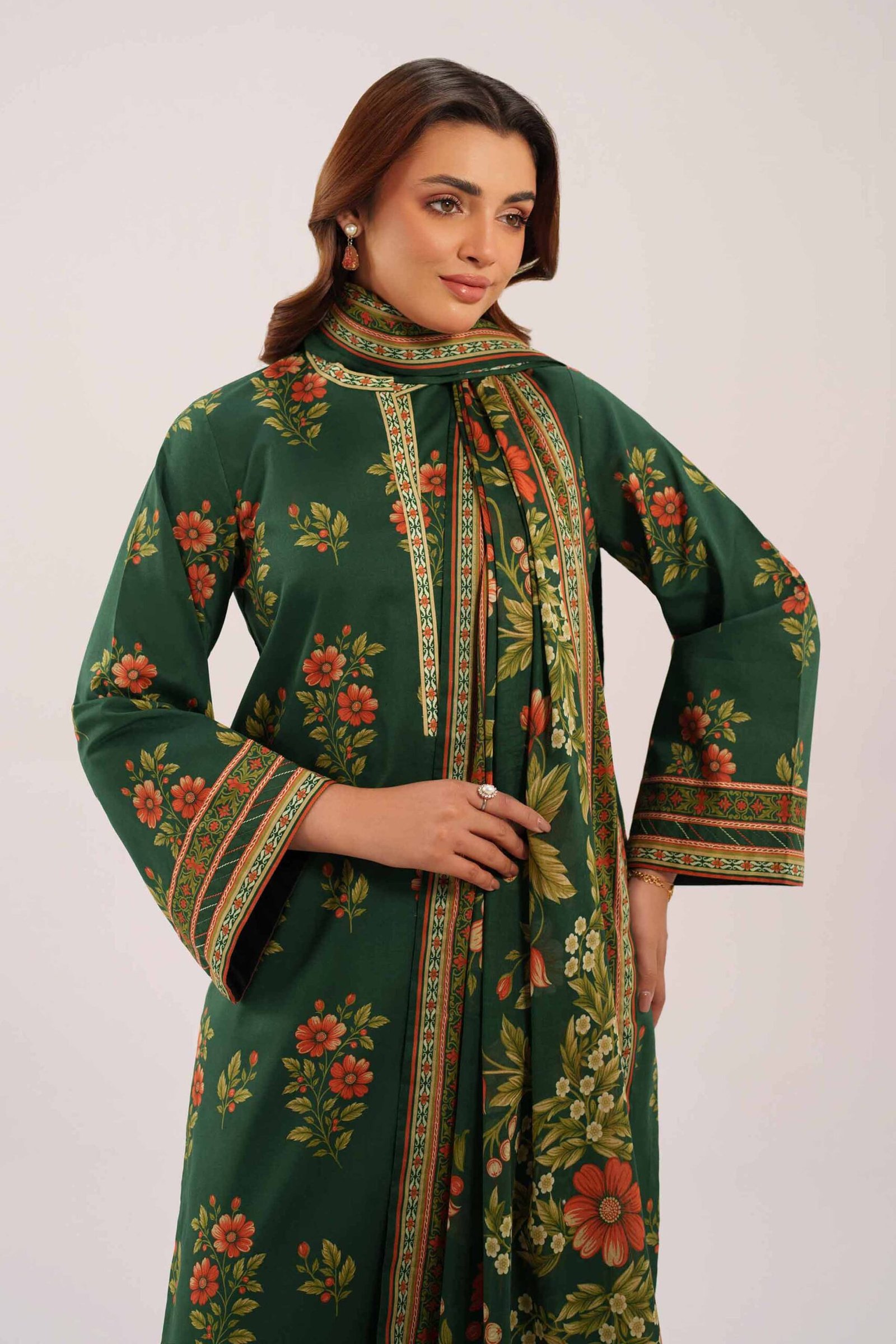 42601132-_3.jpg 3 Piece - Printed Suit - 42601132 - Image 1