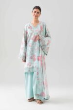 3 Piece - Digital Printed Embroidered Suit - 42601147 - Image 2