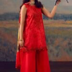 3 Piece - Digital Printed Embroidered Suit - 42601150