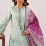 3 Piece - Printed Embroidered Suit - 42601162